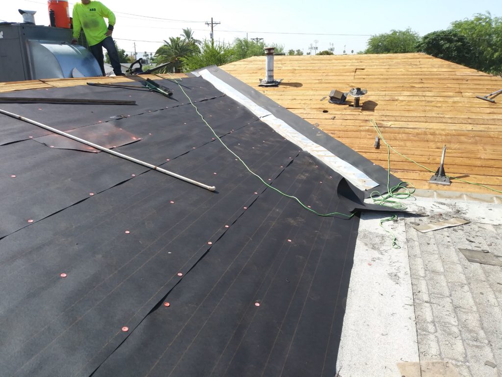 What is a rolled roof?